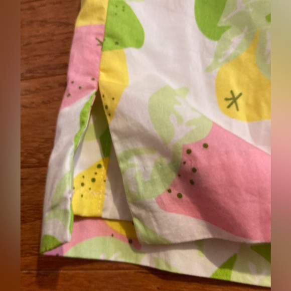 🍋Lilly Pulitzer Lemon Halter Dress Vintage White Label Girls Size 14 - Picture 5 of 8